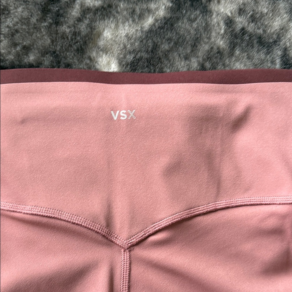 Set of 3 Victoria’s Secret VSX Vibrant Leggings in Red, Pink, and Black - Picture 6 of 9